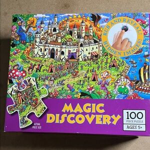 🧩 100 piece New Factory Sealed Ceaco Kids “Magic Discovery Princess Land”. Cute!